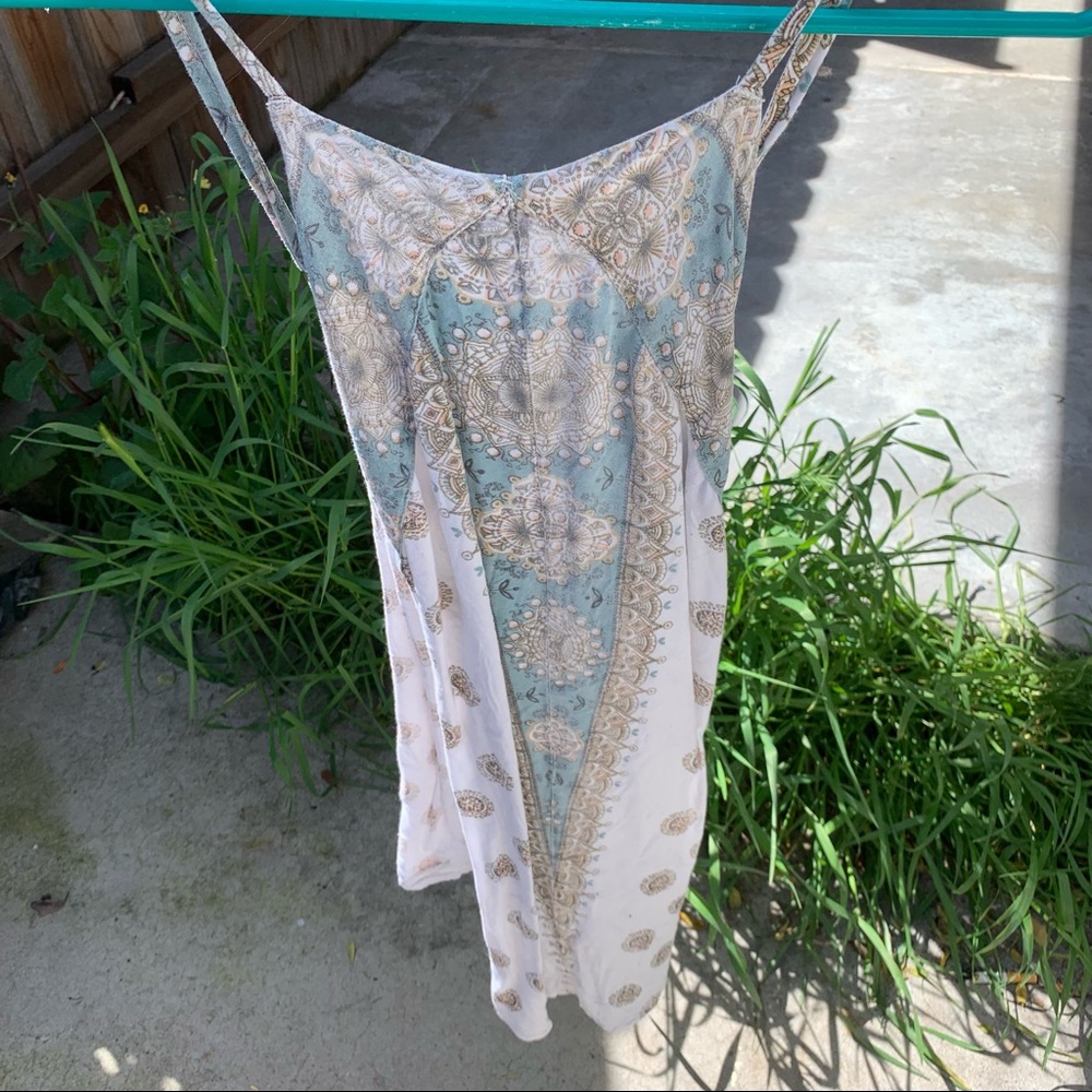O’Neil boho halter dress
